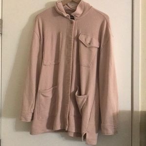 Pink Abercrombie and Fitch Jacket XL